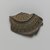 Graeco-Egyptian. <em>Fragment of Circular Dish</em>, middle 4th century C.E. Steatite, 3/4 x 1 1/2 x 2 1/2 in. (1.9 x 3.8 x 6.4 cm). Brooklyn Museum, Gift of Evangeline Wilbour Blashfield, Theodora Wilbour, and Victor Wilbour honoring the wishes of their mother, Charlotte Beebe Wilbour, as a memorial to their father, Charles Edwin Wilbour, 16.580.164. Creative Commons-BY (Photo: Brooklyn Museum, 16.580.164_back_PS1.jpg)