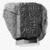 Egyptian. <em>Fragment from Statue of Montuemhat</em>, ca. 1075–656 B.C.E. Granite, 5 1/2 × 7 × 4 in. (14 × 17.8 × 10.2 cm). Brooklyn Museum, Gift of Evangeline Wilbour Blashfield, Theodora Wilbour, and Victor Wilbour honoring the wishes of their mother, Charlotte Beebe Wilbour, as a memorial to their father, Charles Edwin Wilbour, 16.580.186. Creative Commons-BY (Photo: Brooklyn Museum, 16.580.186_NegJ_bw_SL3.jpg)