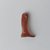  <em>Human Leg Amulet</em>, ca. 2500-2130 B.C.E. Carnelian, 7/16 x 3/16 x 13/16 in. (1.1 x 0.4 x 2 cm). Brooklyn Museum, Gift of Evangeline Wilbour Blashfield, Theodora Wilbour, and Victor Wilbour honoring the wishes of their mother, Charlotte Beebe Wilbour, as a memorial to their father Charles Edwin Wilbour, 16.580.22. Creative Commons-BY (Photo: Brooklyn Museum, 16.580.22_back_PS2.jpg)