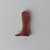  <em>Human Leg Amulet</em>, ca. 2500-2130 B.C.E. Carnelian, 7/16 x 3/16 x 13/16 in. (1.1 x 0.4 x 2 cm). Brooklyn Museum, Gift of Evangeline Wilbour Blashfield, Theodora Wilbour, and Victor Wilbour honoring the wishes of their mother, Charlotte Beebe Wilbour, as a memorial to their father Charles Edwin Wilbour, 16.580.22. Creative Commons-BY (Photo: Brooklyn Museum, 16.580.22_front_PS2.jpg)