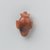  <em>Heart Amulet</em>, 664-343 B.C.E. Carnelian, 9/16 x 3/8 x 7/8 in. (1.5 x 0.9 x 2.2 cm). Brooklyn Museum, Gift of Evangeline Wilbour Blashfield, Theodora Wilbour, and Victor Wilbour honoring the wishes of their mother, Charlotte Beebe Wilbour, as a memorial to their father Charles Edwin Wilbour, 16.580.31. Creative Commons-BY (Photo: Brooklyn Museum, 16.580.31_back_PS2.jpg)