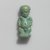  <em>Pataikos Amulet</em>, ca. 1075-30 B.C.E. Faience, 1 5/16 × 9/16 × 3/8 in. (3.3 × 1.5 × 1 cm). Brooklyn Museum, Gift of Evangeline Wilbour Blashfield, Theodora Wilbour, and Victor Wilbour honoring the wishes of their mother, Charlotte Beebe Wilbour, as a memorial to their father Charles Edwin Wilbour, 16.580.9. Creative Commons-BY (Photo: Brooklyn Museum, 16.580.9.jpg)