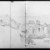 Sanford Robinson Gifford (American, 1823-1880). <em>Italian Sketchbook</em>, 1867-1868. Graphite on tan, medium-weight, slightly textured wove paper, 5 x 9 x 7/16 in. (12.7 x 22.9 x 1.1 cm). Brooklyn Museum, Gift of Jennie Brownscombe, 17.141 (Photo: Brooklyn Museum, 17.141_page56-57_bw_IMLS.jpg)