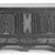  <em>Panelled Oak Chest</em>, ca. 1697. Oak wood, 29 1/2 x 49 1/2 x 20 1/2 in. (74.9 x 125.7 x 52.1 cm). Brooklyn Museum, Henry L. Batterman Fund, 17.9. Creative Commons-BY (Photo: Brooklyn Museum, 17.9_front_bw.jpg)