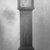 William Claggett (American, 1696-1749). <em>Tall Clock</em>, 1720-1725. Mahogany (tulip poplar, chestnut, pine secondary woods), glass, brass, 98 1/4 x 21 1/4 x 10 1/2 in. (249.6 x 54 x 26.7 cm). Brooklyn Museum, Robert B. Woodward Memorial Fund, 18.156. Creative Commons-BY (Photo: Brooklyn Museum, 18.156_view1_bw.jpg)