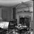  <em>Hall, The Cupola House</em>, 1758-1760., 19 1/2 x 15 1/2 ft. (5.9 x 4.7 m). Brooklyn Museum, Robert B. Woodward Memorial Fund, 18.170. Creative Commons-BY (Photo: Brooklyn Museum, 18.170_yr1983_installation_hall_christmas_bw_IMLS.jpg)