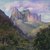 John La Farge (American, 1835-1910). <em>Diadem Mountain at Sunset, Tahiti</em>, 1891. Transparent and opaque watercolor, resin, on paper, 16 3/4 x 22 1/4 in. (42.5 x 56.5 cm). Brooklyn Museum, Gift of Frank L. Babbott, 19.80 (Photo: Brooklyn Museum, 19.80_cropped_SL1.jpg)