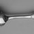 The Charles Parker Company (American, established 1832). <em>Teaspoon, Pattern Unknown</em>, ca. 1885. Silver-plate, 6 1/16 x 1 5/16 x 13/16 in. Brooklyn Museum, Gift of Helen Hersh and Charles Sporn, 1989.107.2. Creative Commons-BY (Photo: Brooklyn Museum, 1989.107.2_mark_view2_bw.jpg)