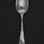 The Charles Parker Company (American, established 1832). <em>Teaspoon, Pattern Unknown</em>, ca. 1885. Silver-plate, 6 1/16 x 1 5/16 x 13/16 in. Brooklyn Museum, Gift of Helen Hersh and Charles Sporn, 1989.107.2. Creative Commons-BY (Photo: Brooklyn Museum, 1989.107.2_view1_bw.jpg)