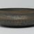  <em>Bowl</em>, 1697. Tinned copper inlaid with black composites, Height: 5 in. (12.7 cm). Brooklyn Museum, Gift of Mrs. Charles K. Wilkinson in memory of her husband, 1989.149.5. Creative Commons-BY (Photo: Brooklyn Museum, 1989.149.5_inscription1_PS2.jpg)