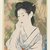 Hashiguchi Goyo (Japanese, 1880-1921). <em>At a Hot Springs Inn</em>, July, 1920. Color woodblock print on paper, 17 1/2 x 10 3/8in. (44.5 x 26.4cm). Brooklyn Museum, Gift of Herbert Libertson, 1989.178 (Photo: Brooklyn Museum, 1989.178_IMLS_PS3.jpg)
