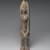 Dogon. <em>Female Figure</em>, early 17th century (probably). Diospyros wood, organic material, 15 3/4 x 2 7/8 x 3 in. (40.0 x 7.3 x 7.8 cm). Brooklyn Museum, The Adolph and Esther D. Gottlieb Collection, 1989.51.45. Creative Commons-BY (Photo: Brooklyn Museum, 1989.51.45_PS1.jpg)