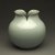 Kawase Shinobu (Japanese, born 1950). <em>Vase with Everted Floriate Rim</em>, 1988. Stoneware, Guan-type celadon glaze, 10 1/2 x 11 in. (26.7 x 27.9 cm). Brooklyn Museum, Purchased with funds given by the Mary Livingston Griggs and Mary Griggs Burke Foundation, 1989.55. Creative Commons-BY (Photo: Brooklyn Museum, 1989.55_PS6.jpg)