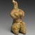 Ancient Near Eastern. <em>Female Figurine</em>, late 5th millennium B.C.E. Clay, pigment, 4 1/8 x 1 7/8 x 1 5/8 in. (10.4 x 4.7 x 4.2 cm). Brooklyn Museum, Hagop Kevorkian Fund and Designated Purchase Fund, 1990.14. Creative Commons-BY (Photo: Brooklyn Museum, 1990.14_threequarter_right_PS2.jpg)