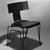 Donghia Furniture. <em>"Anziano" Side Chair</em>, 1989-1990. Bent plywood, steel, rubber, 31 3/4 x 19 7/8 x 20 7/8 in. (80.6 x 50.5 x 53 cm). Brooklyn Museum, Gift of Donghia, 1990.190. Creative Commons-BY (Photo: Brooklyn Museum, 1990.190_bw_IMLS.jpg)