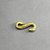 Akan. <em>Gold-weight (abrammuo): double-headed snake</em>, 19th century. Copper alloy, length: 3 in. (length: 4.9 cm). Brooklyn Museum, Gift of Shirley B. Williams, 1990.221.36. Creative Commons-BY (Photo: Brooklyn Museum, 1990.221.36_back_PS5.jpg)