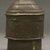 Asante. <em>Cylindrical Container with Domed Lid  (Forowa)</em>, 19th century. Hammered sheets of copper alloy, height: 5 in. Brooklyn Museum, Gift of Shirley B. Williams, 1990.221.8a-b. Creative Commons-BY (Photo: Brooklyn Museum, 1990.221.8a-b_PS10.jpg)