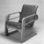 Kem Weber (American, born Germany, 1889-1963). <em>Armchair ("Airline Chair")</em>, 1934-1935. Wood, Naugahyde, leather, metal, 34 1/4 x 25 x 34 1/2 in. (87 x 63.5 x 87.6 cm). Brooklyn Museum, Modernism Benefit Fund, 1991.104. Creative Commons-BY (Photo: Brooklyn Museum, 1991.104_bw.jpg)