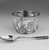 Martin Hall & Company (English, 1820-1836). <em>Child's Spoon</em>, 1820-1836. Silver, polychrome gilding, 6 5/8 x 1 5/16 x 3/4 in. (16.7 x 3.3 x 2.0 cm). Brooklyn Museum, Bequest of DeLancey Thorn Grant in memory of her mother, Louise Floyd-Jones Thorn, by exchange, 1991.196.2. Creative Commons-BY (Photo: , 1991.196.1_1991.196.2_bw.jpg)