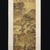 Tang Yin (Chinese, 1470-1523). <em>Landscape</em>, last quarter 15th-first quarter 16th century. Ink and color on paper, Overall: 77 x 20 1/2 in. (195.6 x 52.1 cm). Brooklyn Museum, Gift of C.C. Wang & Family Collection, 1991.237.3 (Photo: Brooklyn Museum, 1991.237.3_IMLS_SL2.jpg)