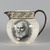 Thomas Allen (English, 1831-1915). <em>Longfellow Pitcher</em>, 1879. Glazed earthenware, transfer printed decoration, gilt, 6 11/16 x 8 7/8 x 6 1/8 in. (17.0 x 22.5 x 15.5 cm). Brooklyn Museum, Robert B. Woodward Memorial Fund, 1991.38. Creative Commons-BY (Photo: Brooklyn Museum, 1991.38_PS5.jpg)