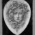 Elihu Vedder (American, 1836-1923). <em>Medusa</em>, March 18, 1867. Graphite and ink on paper, Sheet: 4 1/4 x 3 5/16 in. (10.8 x 8.4 cm). Brooklyn Museum, Gift of Mr. and Mrs. Lawrence Fleischman, 1991.57 (Photo: Brooklyn Museum, 1991.57_bw_IMLS.jpg)