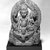  <em>Narasimha</em>, 17th century. Gray sandstone, 15 × 9 1/2 × 4 1/4 in., 17.5 lb. (38.1 × 24.1 × 10.8 cm, 7.94kg). Brooklyn Museum, Gift of Stephanie and David W. Young, 1991.82. Creative Commons-BY (Photo: Brooklyn Museum, 1991.82_bw.jpg)