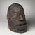 Yorùbá. <em>Helmet Mask (Igbudu)</em>, 19th century. Wood, metal, pigment, 11 1/4  x  9  3/4  x 13 1/2 in. Brooklyn Museum, Gift of Drs. John I. and Nicole Dintenfass, 1992.135.2. Creative Commons-BY (Photo: Brooklyn Museum, 1992.135.2_threequarter_PS4.jpg)