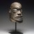 Yorùbá. <em>Helmet Mask (Igbudu)</em>, 19th century. Wood, metal, pigment, 11 1/4  x  9  3/4  x 13 1/2 in. Brooklyn Museum, Gift of Drs. John I. and Nicole Dintenfass, 1992.135.2. Creative Commons-BY (Photo: Brooklyn Museum, 1992.135.2_transpc004.jpg)