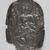  <em>Plaque with Seated Shakyamuni</em>, late 7th - early 8th century. Silver repousse, 4 7/8 x 3 3/4 in. (12.4 x 9.5 cm). Brooklyn Museum, Gift of Dr. and Mrs. S. Sanford Kornblum, 1992.146. Creative Commons-BY (Photo: Brooklyn Museum, 1992.146_PS11.jpg)