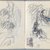James Tissot (Nantes, France, 1836–1902, Chenecey-Buillon, France). <em>Album of Sketches for The Life of Our Lord Jesus Christ</em>, late 1880s. Graphite and wash drawings on wove paper, leather binding
, 9 1/8 x 6 x 5/8 in. (23.2 x 15.2 cm). Brooklyn Museum, A. Augustus Healy Fund, Healy Purchase Fund B and Alfred T. White Fund, 1992.20 (Photo: Brooklyn Museum, 1992.20_view32_IMLS_PS3.jpg)