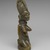 Yorùbá. <em>Kneeling Female Figure</em>, late 19th or early 20th century. Wood, 8 1/2 x 2 x 2 1/2 in. (21.6 x 5.1 x 6.4 cm). Brooklyn Museum, Gift of Mr. and Mrs. Joseph Gerofsky in honor of Ruth Lippman, 1992.70. Creative Commons-BY (Photo: Brooklyn Museum, 1992.70_threequarter_PS2.jpg)