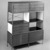 Charles Eames (American, 1907-1978). <em>Storage Unit</em>, 1948-1954. Birch plywood, masonite, black plastic laminate veneer, chrome-plated steel, white metal, rubber, Overall:  58 1/2 x 46 7/8 x 16 7/8 in. (148.6 x 119.0 x 42.9 cm). Brooklyn Museum, Marie Bernice Bitzer Fund, 1992.7. Creative Commons-BY (Photo: Brooklyn Museum, 1992.7a-d_bw.jpg)