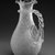 Boston and Sandwich Glass Company. <em>Ice Pitcher</em>, ca. 1877-1885. Colorless glass, 12 x 7 1/2 x 7 in.  (30.5 x 19.1 x 17.8 cm). Brooklyn Museum, H. Randolph Lever Fund, 1993.33. Creative Commons-BY (Photo: Brooklyn Museum, 1993.33_bw.jpg)