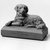 New York Architectural Terra Cotta Company (1886-1932). <em>Figure of a Dog</em>, ca. 1887. Earthenware, 3 1/4 x 4 1/2 x 2 1/4 in.  (8.3 x 11.4 x 5.7 cm). Brooklyn Museum, H. Randolph Lever Fund, 1994.152.1. Creative Commons-BY (Photo: Brooklyn Museum, 1994.152.1_bw.jpg)