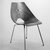 Ray Komai (American, 1918-2010). <em>Side Chair</em>, ca. 1949. Molded walnut plywood, chromed metal, rubber, 30 1/2 x 22 x 22 1/4 in. (77.5 x 55.9 x 56.5 cm). Brooklyn Museum, Alfred T. and Caroline S. Zoebisch Fund, 1994.156.1. Creative Commons-BY (Photo: Brooklyn Museum, 1994.156.1_bw.jpg)