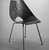 Ray Komai (American, 1918-2010). <em>Side Chair</em>, ca. 1949. Molded walnut plywood, chromed metal, rubber, 30 1/2 x 22 x 22 1/4 in. (77.5 x 55.9 x 56.5 cm). Brooklyn Museum, Alfred T. and Caroline S. Zoebisch Fund, 1994.156.1. Creative Commons-BY (Photo: Brooklyn Museum, 1994.156.1_bw_IMLS.jpg)