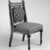 George Jacob Hunzinger (American, born Germany, 1835-1898). <em>Side Chair</em>, ca. 1878. Ebonized wood and brass, 37 1/2 x 20 5/8 x 21 1/4 in. (95.2 x 52.4 x 54.0 cm). Brooklyn Museum, Alfred T. and Caroline S. Zoebisch Fund and Maria L. Emmons Fund, 1994.2.1. Creative Commons-BY (Photo: Brooklyn Museum, 1994.2.1_bw.jpg)