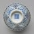  <em>Bowl</em>, 1821-1850. Porcelain, underglaze blue, and overglaze enamels, 2 1/2 x 4 1/8 in. (6.4 x 10.5 cm). Brooklyn Museum, Gift of Dr. Eleanor Z. Wallace in memory of her husband, Dr. Stanley L. Wallace, 1994.98. Creative Commons-BY (Photo: Brooklyn Museum, 1994.98_bottom_PS11.jpg)