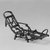 Henry James. <em>Patent Model, Mechanical Chair</em>, ca. 1872. Iron, brass, 1 3/4 x 3 x 9 in. (4.5 x 7.6 x 22.8 cm). Brooklyn Museum, Modernism Benefit Fund, 1995.144. Creative Commons-BY (Photo: Brooklyn Museum, 1995.144_bw.jpg)