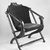 George Jacob Hunzinger (American, born Germany, 1835-1898). <em>Folding Chair</em>, ca. 1873. Wood, original upholstery, 31 5/8 x 27 1/2 x 29 1/4 in.  (80.3 x 69.9 x 74.3 cm). Brooklyn Museum, Gift of Norman K. Mizuno and Alan J. Davidson, 1995.153. Creative Commons-BY (Photo: Brooklyn Museum, 1995.153_bw.jpg)