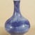 <em>Bottle</em>, 19th century. White porcelain brushed with cobalt under a clear glaze, Height: 6 1/16 in. (15.4 cm). Brooklyn Museum, Gift of Dr. and Mrs. John P. Lyden, 1995.184.2. Creative Commons-BY (Photo: Brooklyn Museum, 1995.184.2_transp4555.jpg)