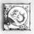 International Tile Company. <em>Tile in Metal Trivet Mount</em>, ca. 1882-1888. Glazed earthenware, metal, 1 1/4 x 6 5/8 x 6 3/4 in.  (3.2 x 16.8 x 17.1 cm). Brooklyn Museum, Bequest of Marie Bernice Bitzer, by exchange, 1995.56 (Photo: Brooklyn Museum, 1995.56_bw.jpg)