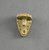 Bassa. <em>Personal Miniature Mask</em>, 20th century. Stone, 2 5/8 x 1 3/4 in. (6.7 x 4.4 cm). Brooklyn Museum, Gift of Blake Robinson, 1995.7.14. Creative Commons-BY (Photo: Brooklyn Museum, 1995.7.14_front_PS5.jpg)