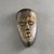 Dan. <em>Personal Miniature Mask</em>, 20th century. Wood, fur, metal, 10 1/2 x 2 in. (26.7 x 5.1 cm). Brooklyn Museum, Gift of Blake Robinson, 1995.7.1. Creative Commons-BY (Photo: Brooklyn Museum, 1995.7.1_front_PS5.jpg)