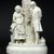 Daniel Chester French (American, 1850-1931). <em>Joe's Farewell</em>, Designed 1872-1873. Unglazed porcelain, 9 1/2 x 7 1/2 x 5 9/16 in.  (24.1 x 19.1 x 14.1 cm). Brooklyn Museum, Gift of Benno Bordiga, by exchange, 1995.98.1. Creative Commons-BY (Photo: Brooklyn Museum, 1995.98.1_PS1.jpg)