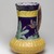 Eureka Pottery. <em>Pitcher</em>, ca. 1886. Glazed earthenware (majolica), 9 x 6 1/2 x 6 1/2 in. (22.9 x 16.5 x 16.5 cm). Brooklyn Museum, Gift of Emma and Jay Lewis, 1996.138.3. Creative Commons-BY (Photo: , 1996.138.3_threequarter_PS9.jpg)
