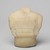 Cycladic. <em>Fragment of a Female Figurine</em>, ca. 2500 B.C.E. Marble, 4 11/16 x 3 13/16 x 1 1/4in. (11.9 x 9.7 x 3.1cm). Brooklyn Museum, Bequest of Mrs. Carl L. Selden, 1996.146.4. Creative Commons-BY (Photo: Brooklyn Museum, 1996.146.4_front.jpg)