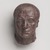  <em>Head of a Man</em>, ca. 3rd-4th century C.E. Porphyry, 6 1/2 x 4 1/8 x 4 1/8in. (16.5 x 10.4 x 10.5cm). Brooklyn Museum, Bequest of Mrs. Carl L. Selden, 1996.146.8. Creative Commons-BY (Photo: , 1996.146.8_PS9.jpg)