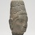  <em>Head of a Female Divinity</em>, second half of 7th century C.E. Gray sandstone, 8 x 4 1/2 x 4 1/2in. (20.3 x 11.4 x 11.4cm). Brooklyn Museum, Gift of Georgia and Michael de Havenon, 1996.210.2. Creative Commons-BY (Photo: Brooklyn Museum, 1996.210.2_threequarter_right_PS11.jpg)